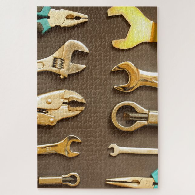 Hand tools jigsaw puzzle (Vertical)