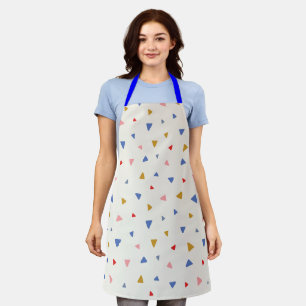Hand Tossed Triangle Pattern Apron