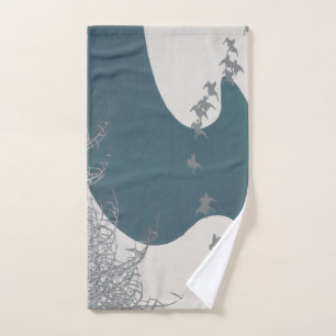 HAND TOWEL : JAPANESE WOODBLOCK PRINT
