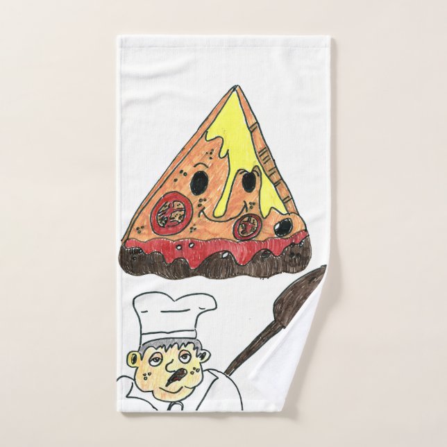 hand towel. pencil drawing hand towel (Hand Towel)