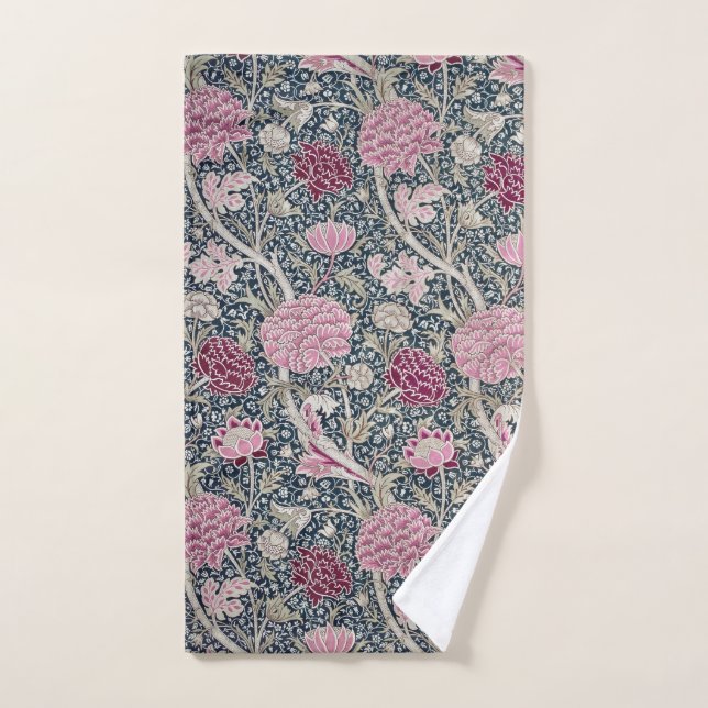 HAND TOWEL : WILLIAM MORRIS : CRAY DESIGN (Hand Towel)