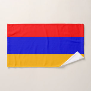 Hand Towel with Flag of Armenia