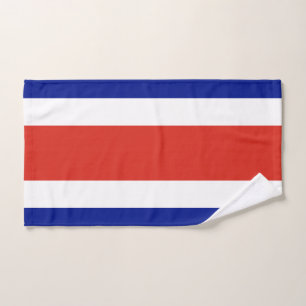 Hand Towel with Flag of Costa Rica