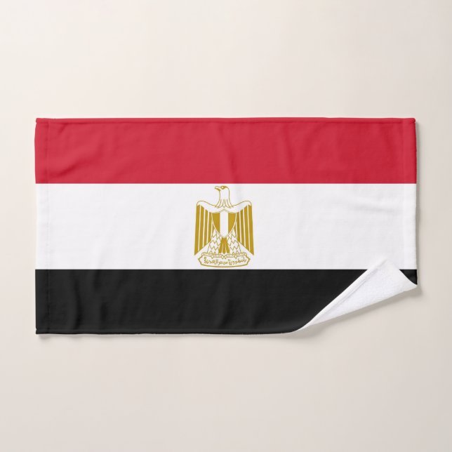 Hand Towel with Flag of Egypt (Hand Towel)