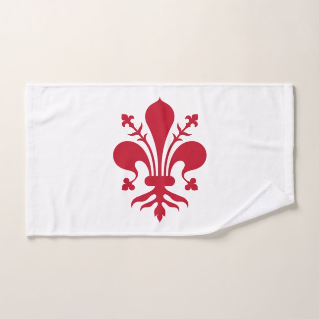 Hand Towel with Flag of Florence (Hand Towel)