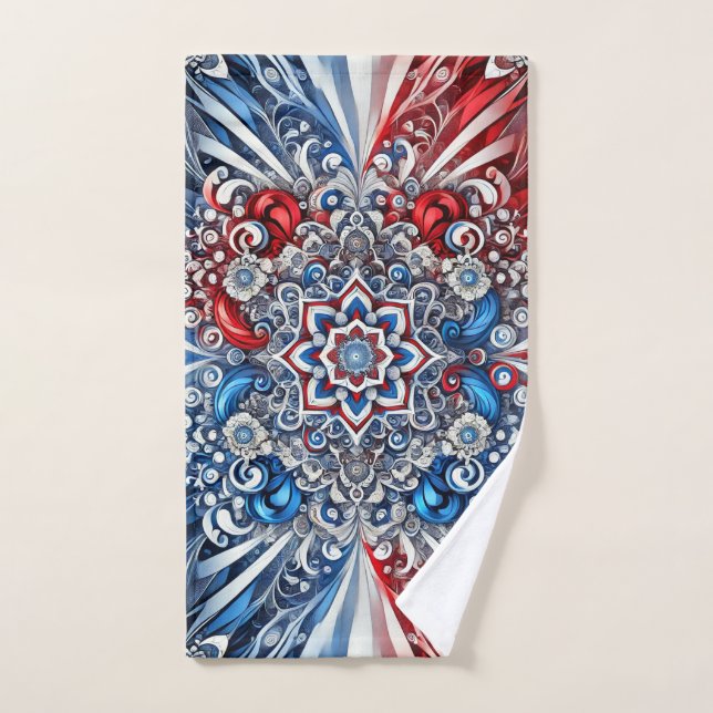 Hand Towel with French Colours (Hand Towel)
