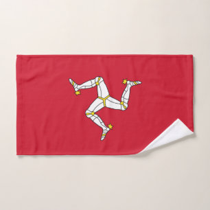 Hand Towel with Isle of Man Flag, United Kingdom