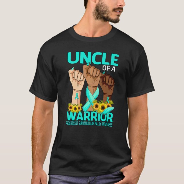 Hand Uncle Of A Warrior Progressive Supranuclear P T-Shirt (Front)