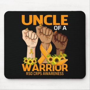 Hand Uncle Of A Warrior RSD CRPS Awareness Sunflow Mouse Pad