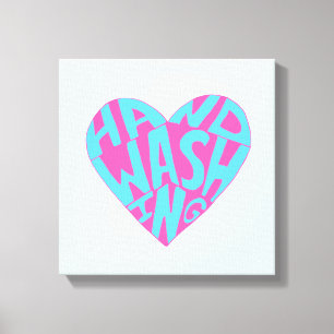 Hand Washing Hand Canvas Print