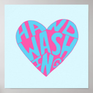 Hand Washing Hand Poster