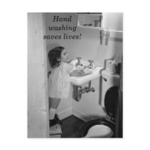 Hand Washing Saves Lives Postcard