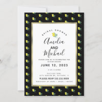 Hand Watercolor Lemon Bunch Simple Bridal Shower