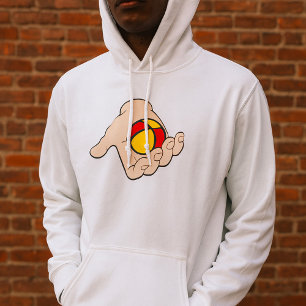 Hand With Juggling Ball Mens Hoodie