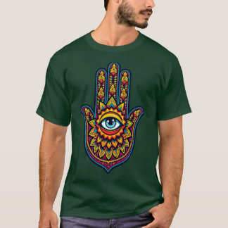 Hand With One Eyes Five Fingers T-Shirt