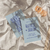 Hand Written Colourful Retro Unique Modern Wedding