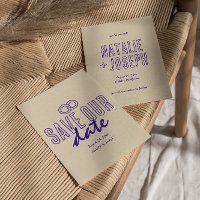 Hand Written Drawn Retro Unique Modern Wedding
