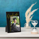 Hand Written Graduate Photo 5 x 7 Desktop Plaque<br><div class="desc">Delight Grandparents & Family with this beautiful desktop 5 x 7 Graduate Photo Plaque! Design is asymmetrical with Graduate in hand-written style script above photo! Just add your Grad's photo & customize their name & class year!</div>