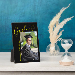 Hand Written Graduate Photo 5 x 7 Desktop  Plaque