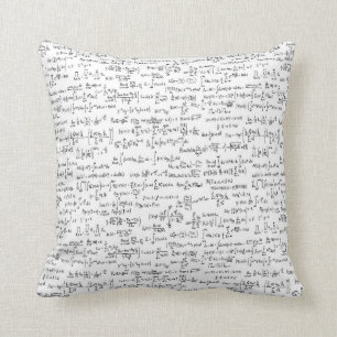 Hand Written Math Equations // Cushion