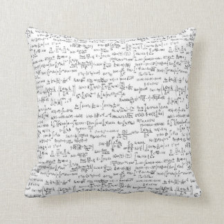 Hand Written Math Equations // Cushion
