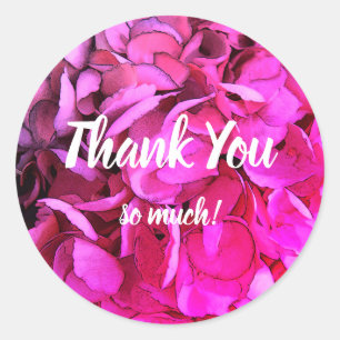 Hand Written Script Thank You So Much! Labels