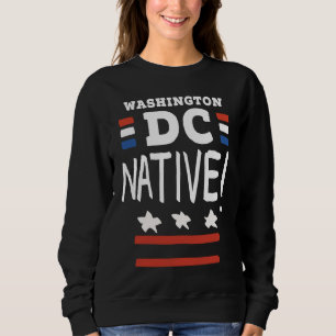 Hand Written Washington D C Nations Capital Sweatshirt