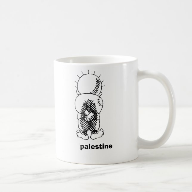handalah, palestine coffee mug (Right)