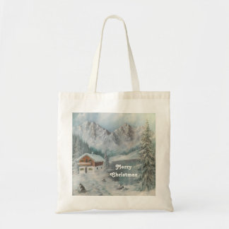 Handbag Ann Hayes Painting Bavarian Snow Dream