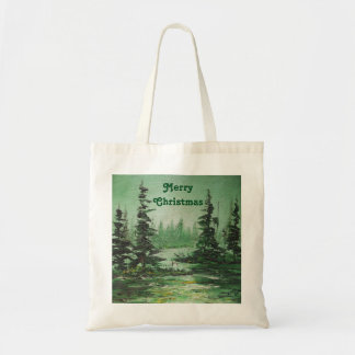 Handbag Ann Hayes Painting Green Forest