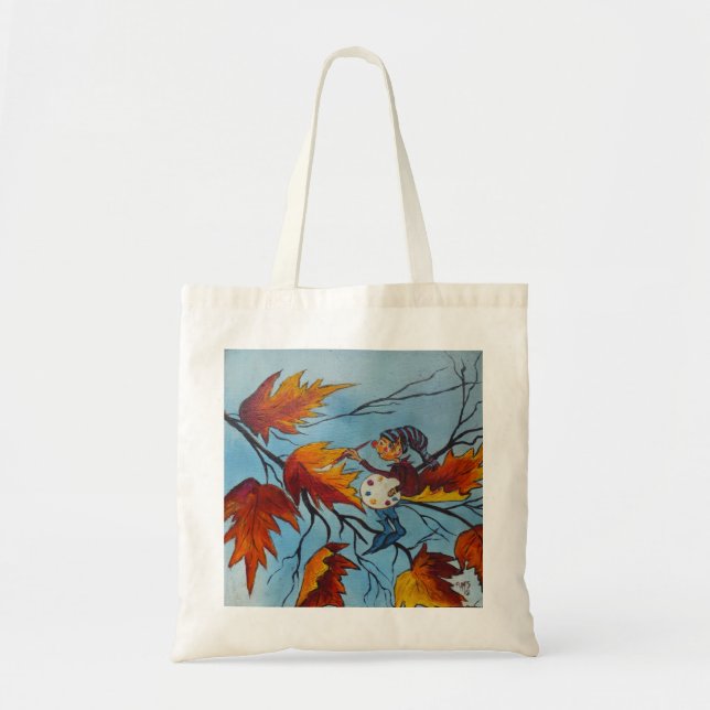 Handbag Ann Hayes Painting Pixie Painting (Front)
