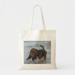 Handbag Basset Hound By The Sea