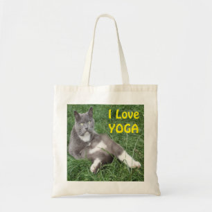 Handbag Cat I Love Yoga