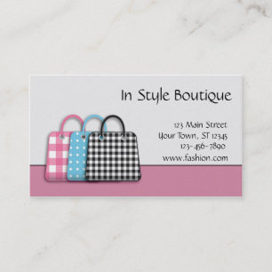 Handbag Fashion Business Card