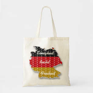Handbag German Flag Einigkeit Recht Freiheit
