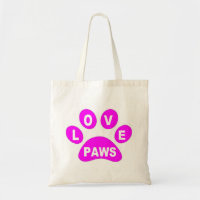 Handbag Love Paws on Paws Pink