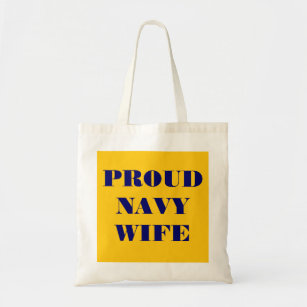 Handbag Proud Navy Wife