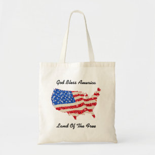 Handbag USA Flag God Bless America