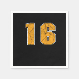 Handball 16 th Birthday Celebration Sports Gift Napkin