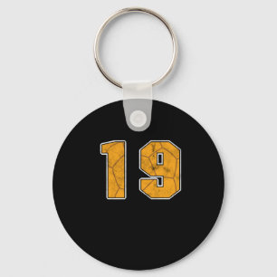 Handball 19 th Birthday Celebration Sports Gift Key Ring