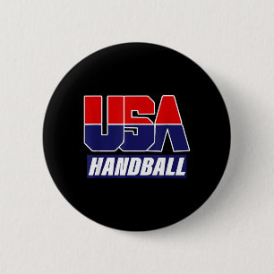 Handball 2021 Usa Team 6 Cm Round Badge
