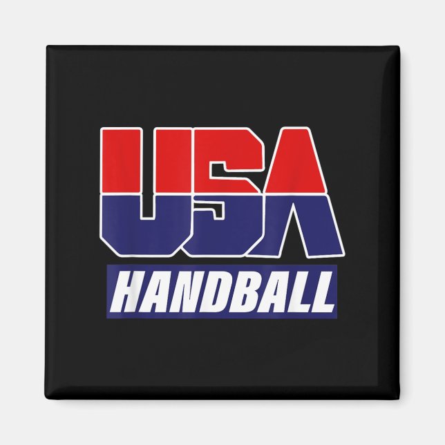 Handball 2021 Usa Team Magnet (Front)