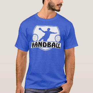 Handball Ball Sports Handball Player Jump Shot T-Shirt