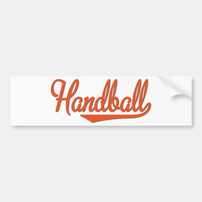 handball bumper sticker (Front)
