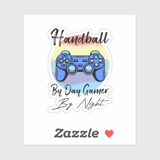 Handball By Day Gamer By Night (Sheet)