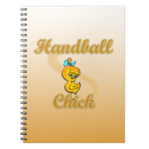 Handball Chick Spiral Notebook