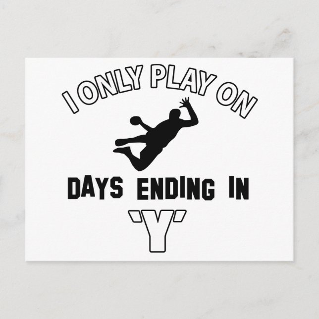 handball Designs Postcard (Front)