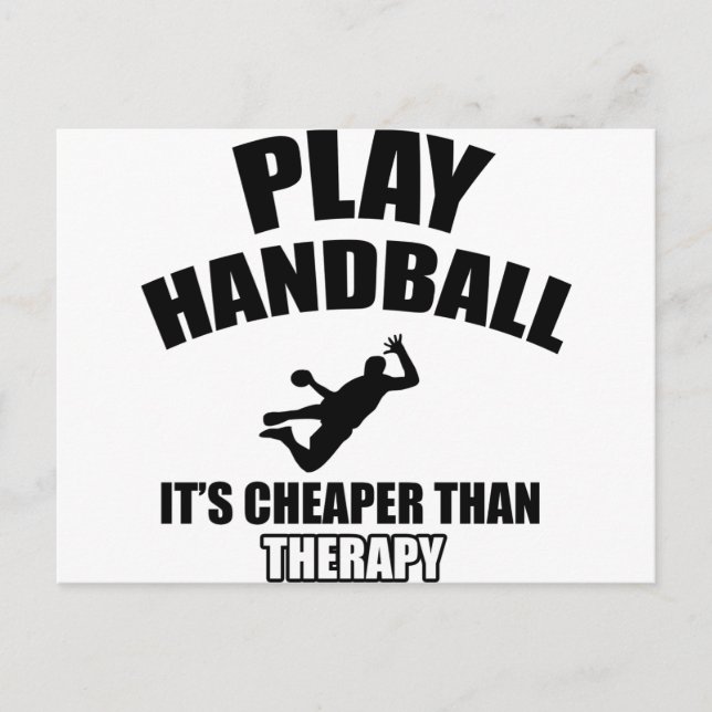 Handball designs postcard (Front)
