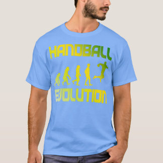 Handball Evolution Player Circle Runner Back room  T-Shirt
