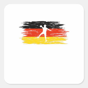Handball - Germany Tournament Shirt Square Sticker